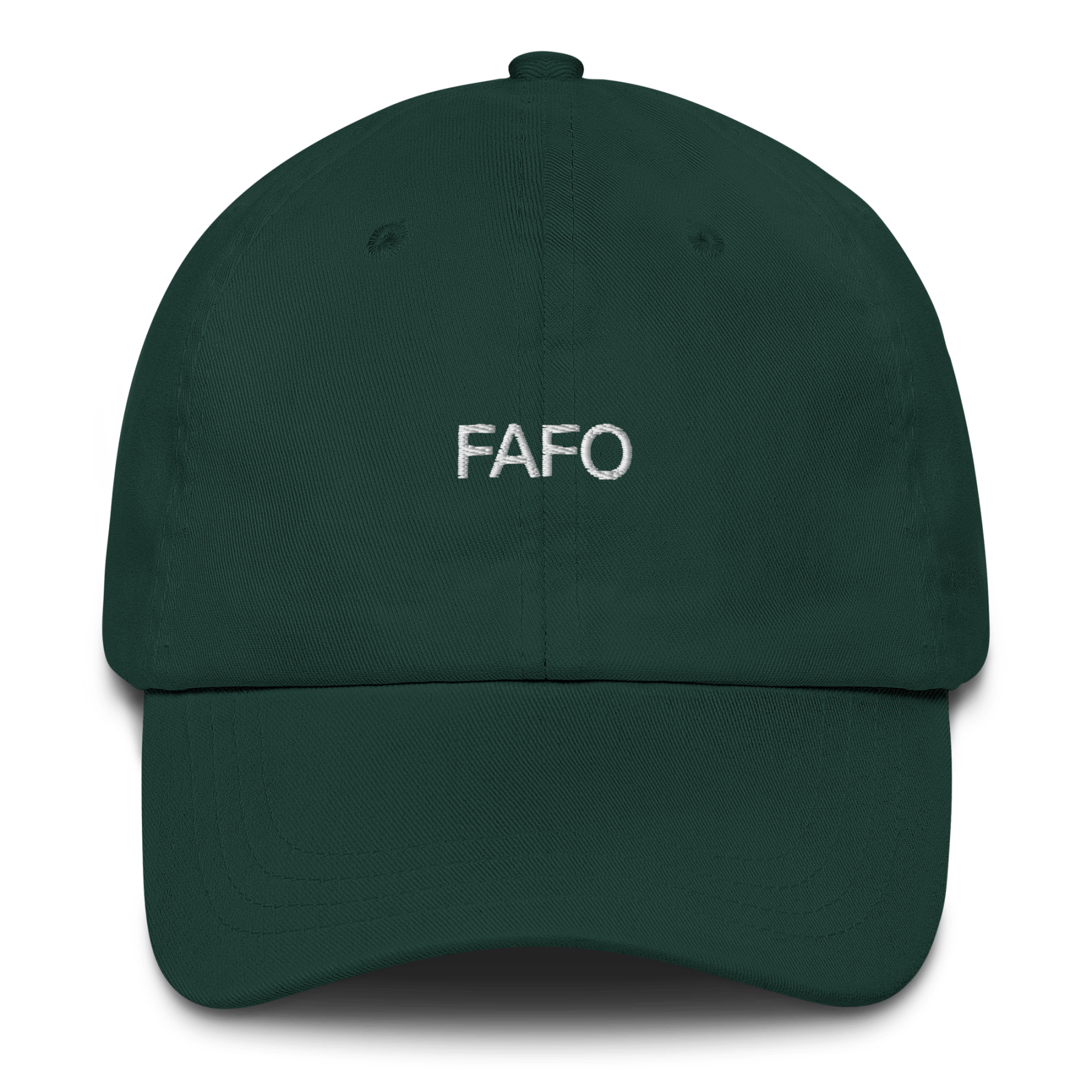 FAFO [Fuck Around And Find Out] Embroidered Hat - Polychrome Goods