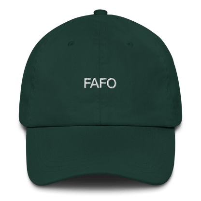 FAFO [Fuck Around And Find Out] Embroidered Hat - Polychrome Goods