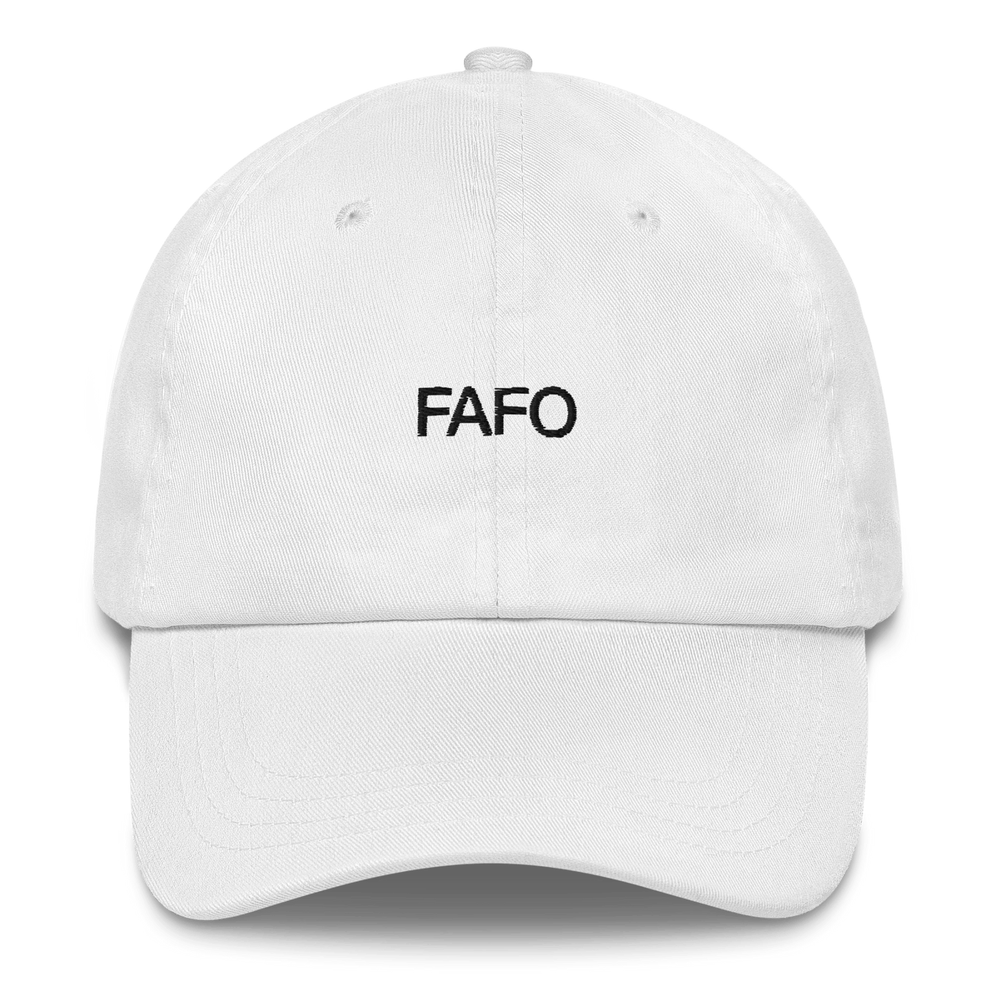 FAFO [Fuck Around And Find Out] Embroidered Hat - Polychrome Goods