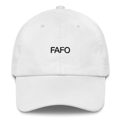 FAFO [Fuck Around And Find Out] Embroidered Hat - Polychrome Goods