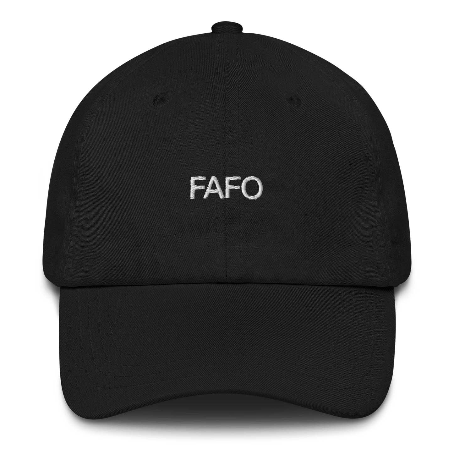 FAFO [Fuck Around And Find Out] Embroidered Hat - Polychrome Goods