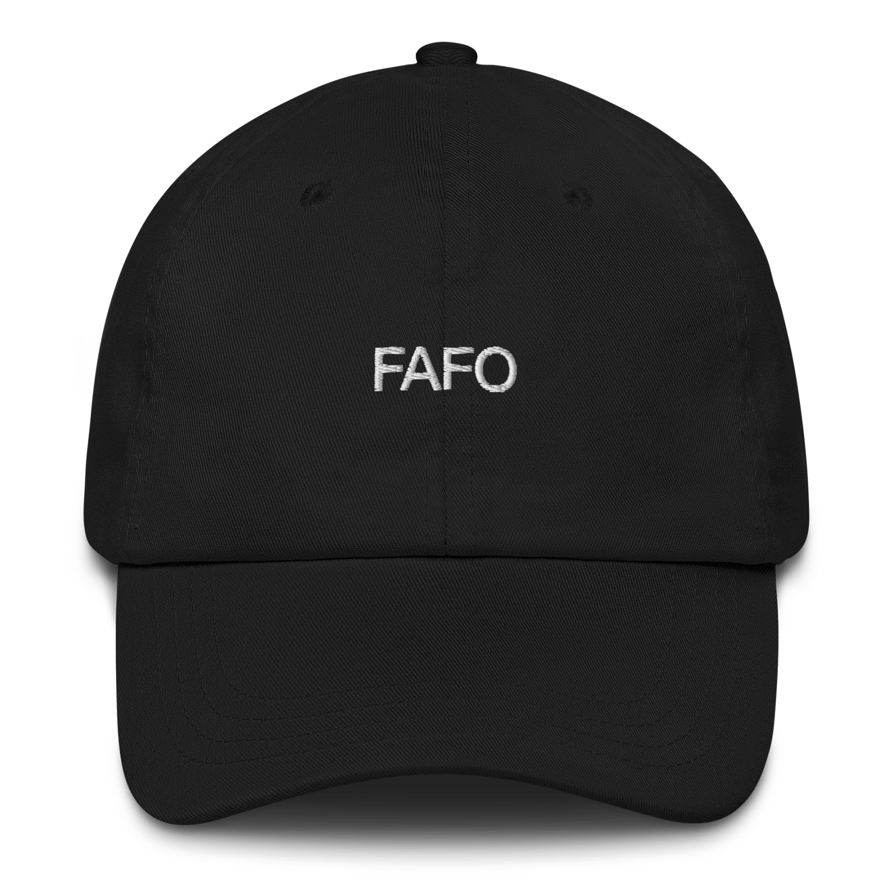 FAFO [Fuck Around And Find Out] Embroidered Hat - Polychrome Goods