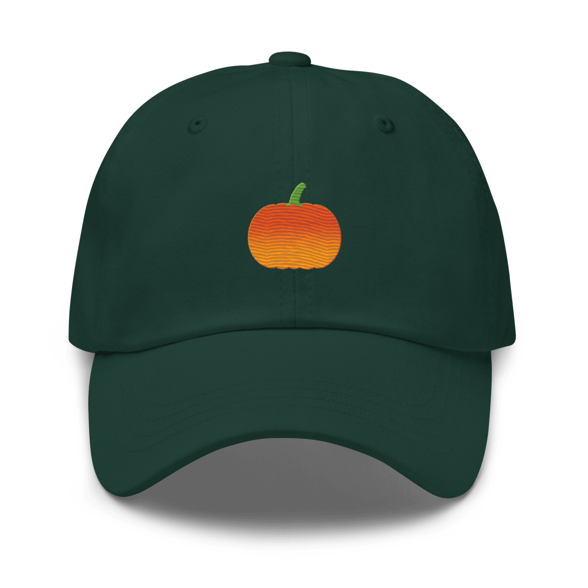 Fall Pumpkin Embroidered Dad Hat - Polychrome Goods 🍊