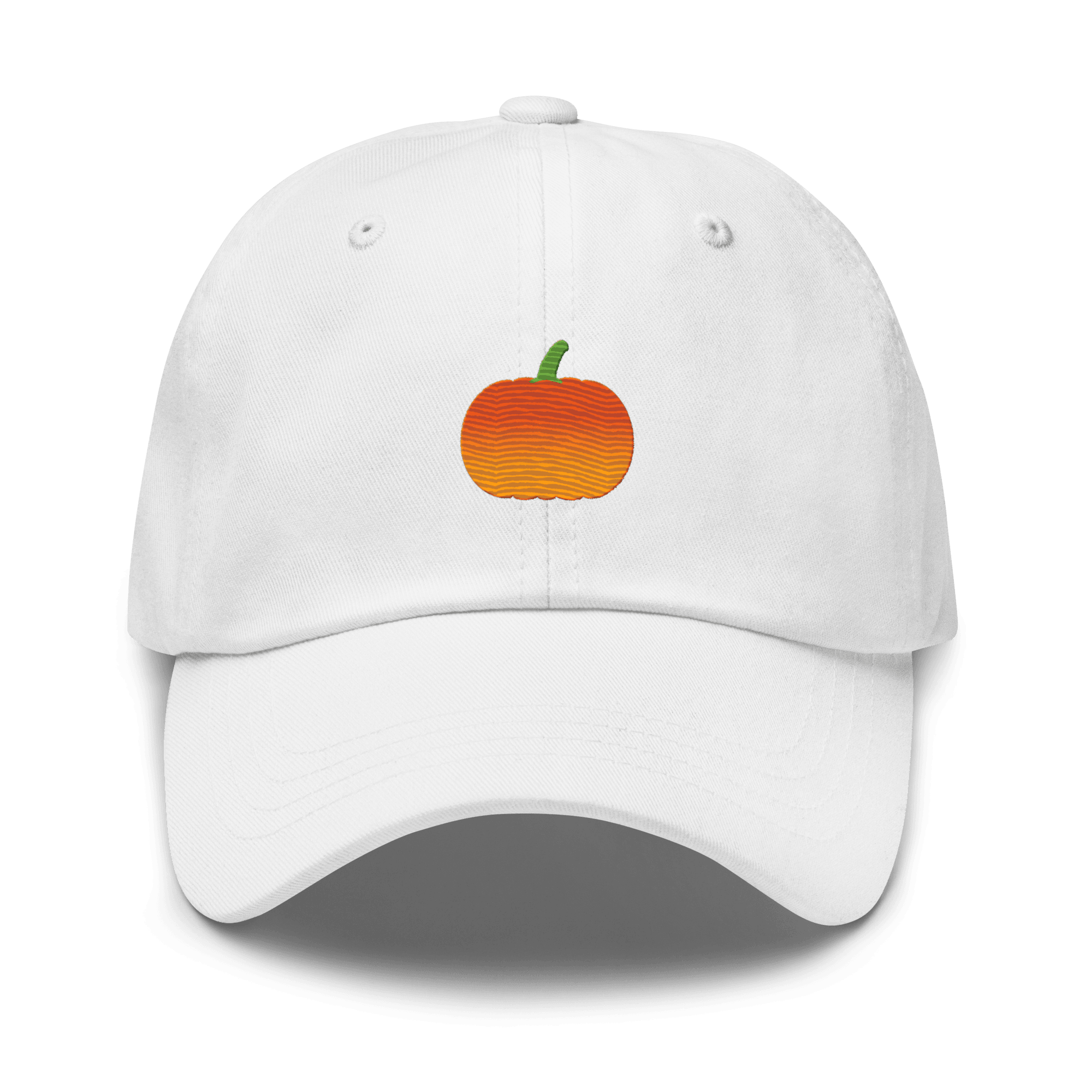 Fall Pumpkin Embroidered Dad Hat - Polychrome Goods 🍊