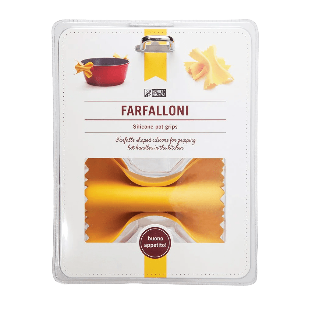Farfalloni Pasta-Shaped Silicone Pot Holders - Polychrome Goods 🍊