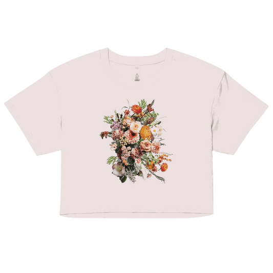 Flower Bunch Crop Top Shirt - Polychrome Goods 🍊