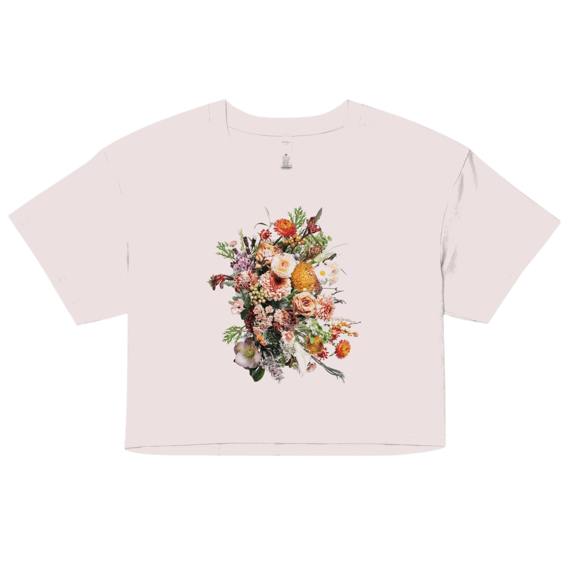 Flower Bunch Crop Top Shirt Polychrome Goods 🍊
