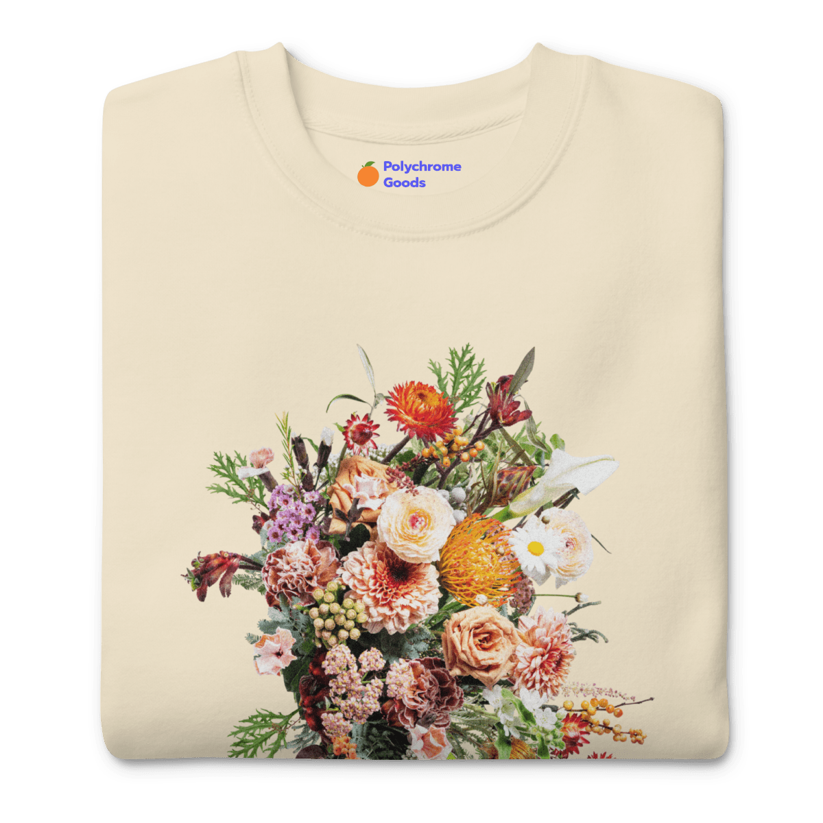 Flower Bunch Sweatshirt - Polychrome Goods 🍊