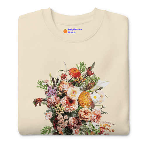 Sweat-shirt unisexe bouquet de fleurs