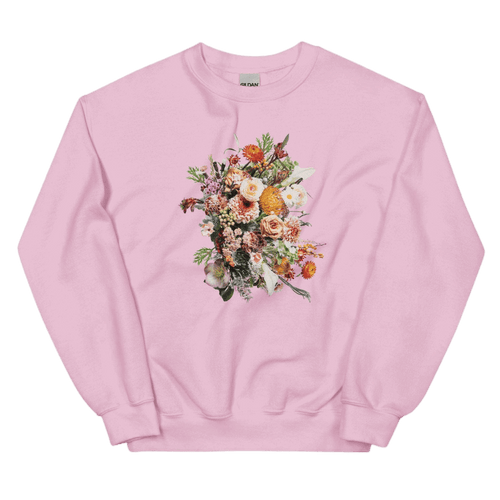 Sweat-shirt unisexe bouquet de fleurs