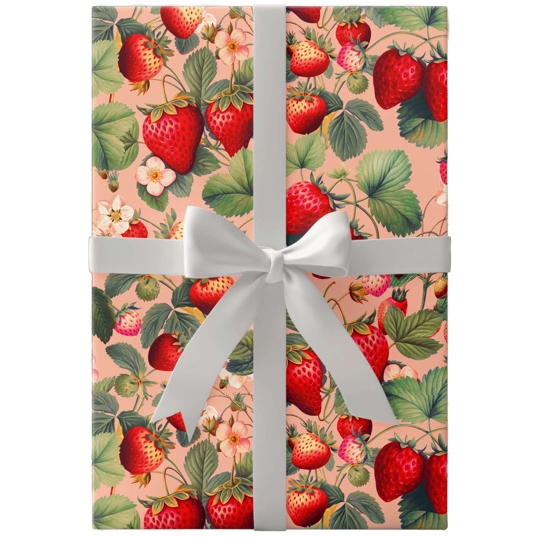Fraises Strawberry Wrapping Paper - Polychrome Goods