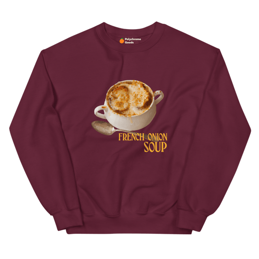 French Onion Soup Sweatshirt - Polychrome Goods 🍊