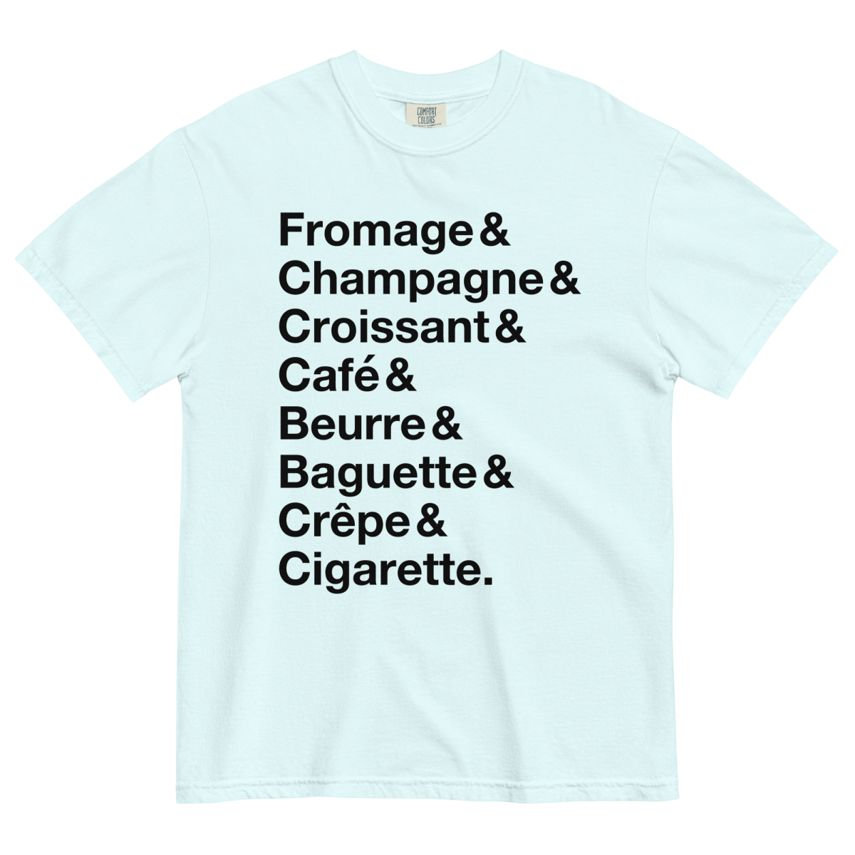 French Things Shirt 🇫🇷 - Polychrome Goods 🍊