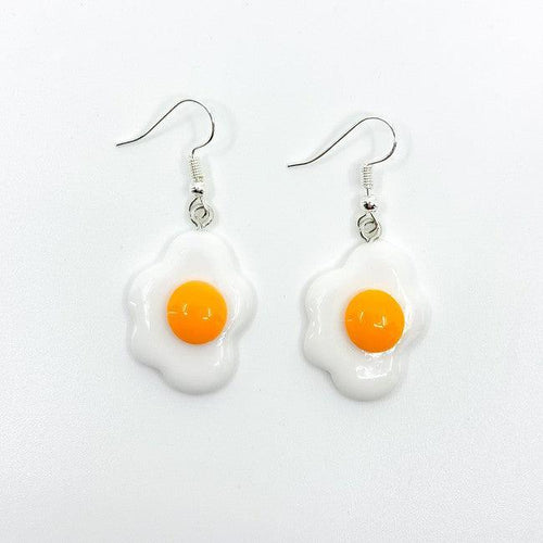 Fried Egg Earrings