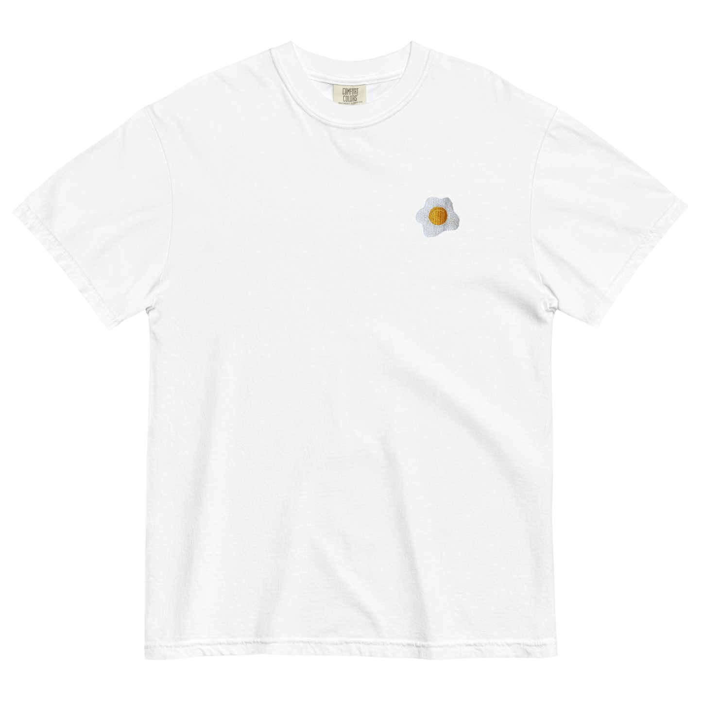Fried Egg Embroidered T-Shirt 🍳 - Polychrome Goods 🍊