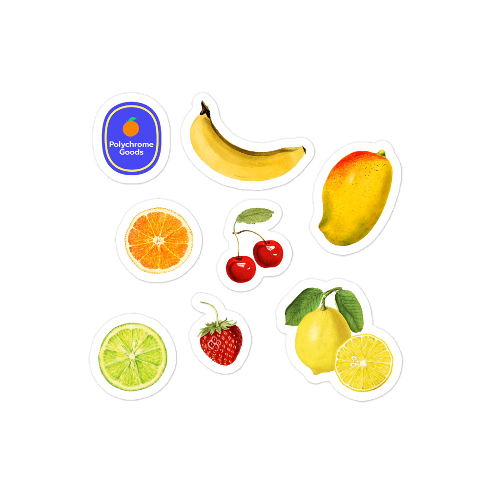 Fruit Stickers - Polychrome Goods 🍊