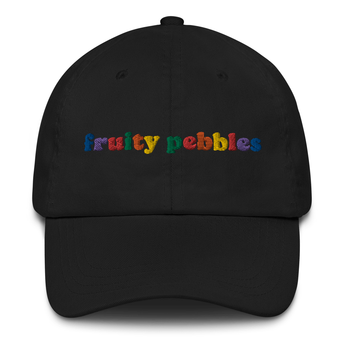 Fruity Pebbles Embroidered Hat - Polychrome Goods 🍊