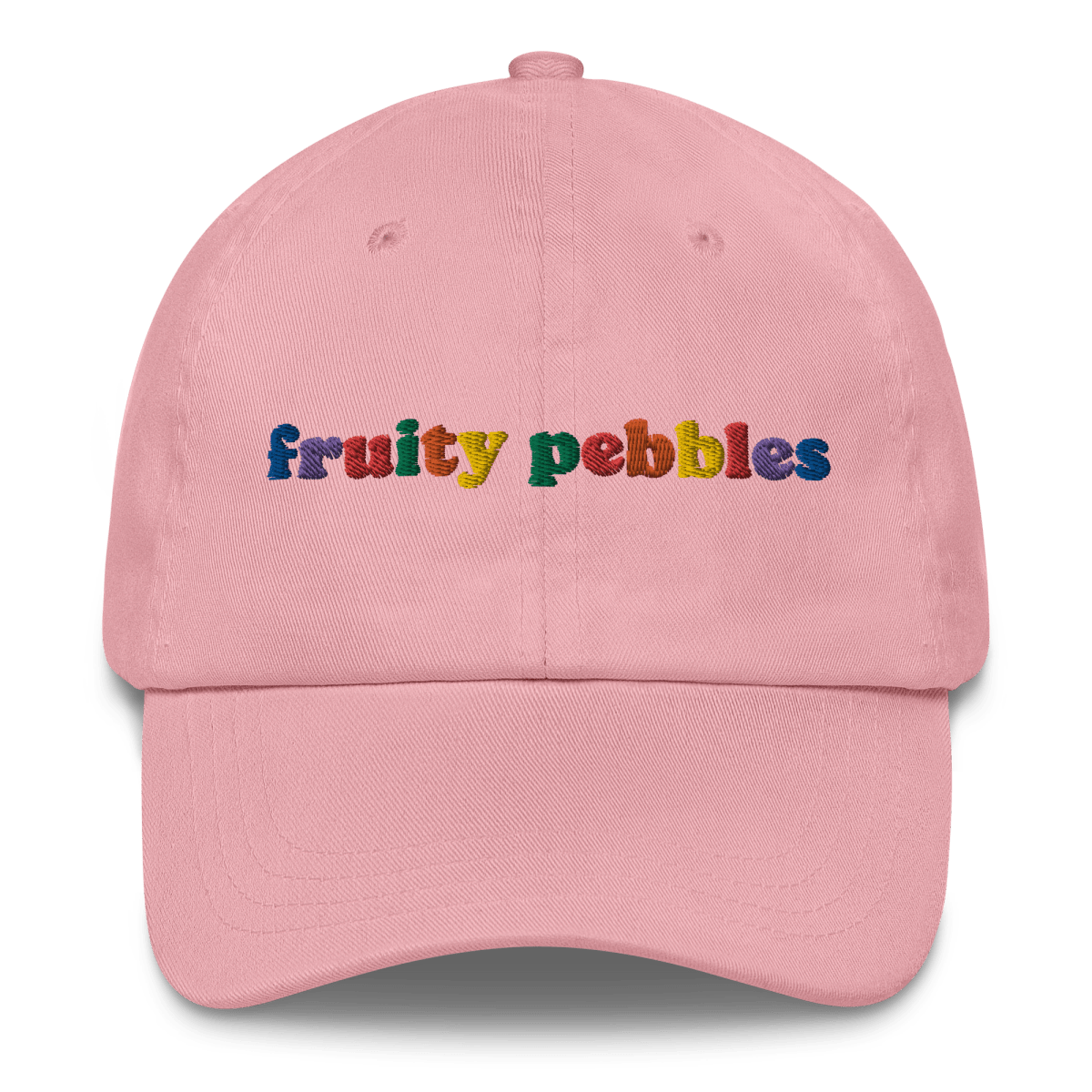 Fruity Pebbles Embroidered Hat - Polychrome Goods 🍊