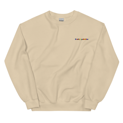 Fruity Pebbles Embroidered Sweatshirt - Polychrome Goods 🍊