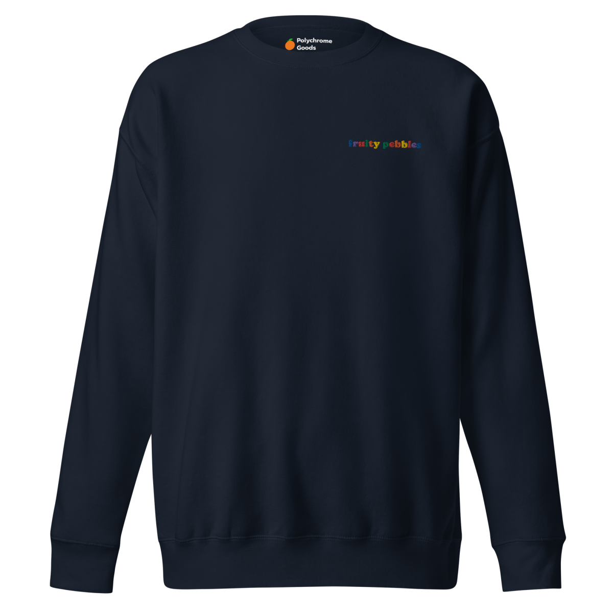 Fruity Pebbles Embroidered Sweatshirt - Polychrome Goods 🍊