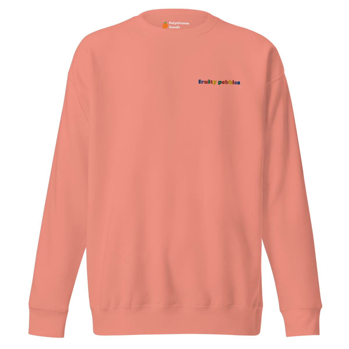 Fruity Pebbles Embroidered Sweatshirt - Polychrome Goods 🍊