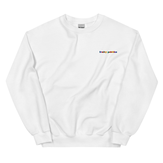 Fruity Pebbles Embroidered Sweatshirt - Polychrome Goods 🍊