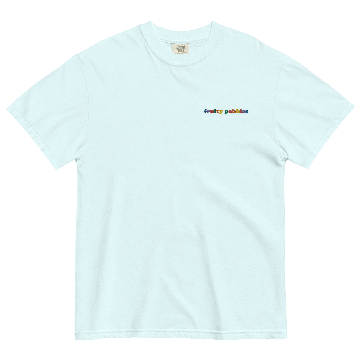 Fruity Pebbles Embroidered T-Shirt - Polychrome Goods 🍊