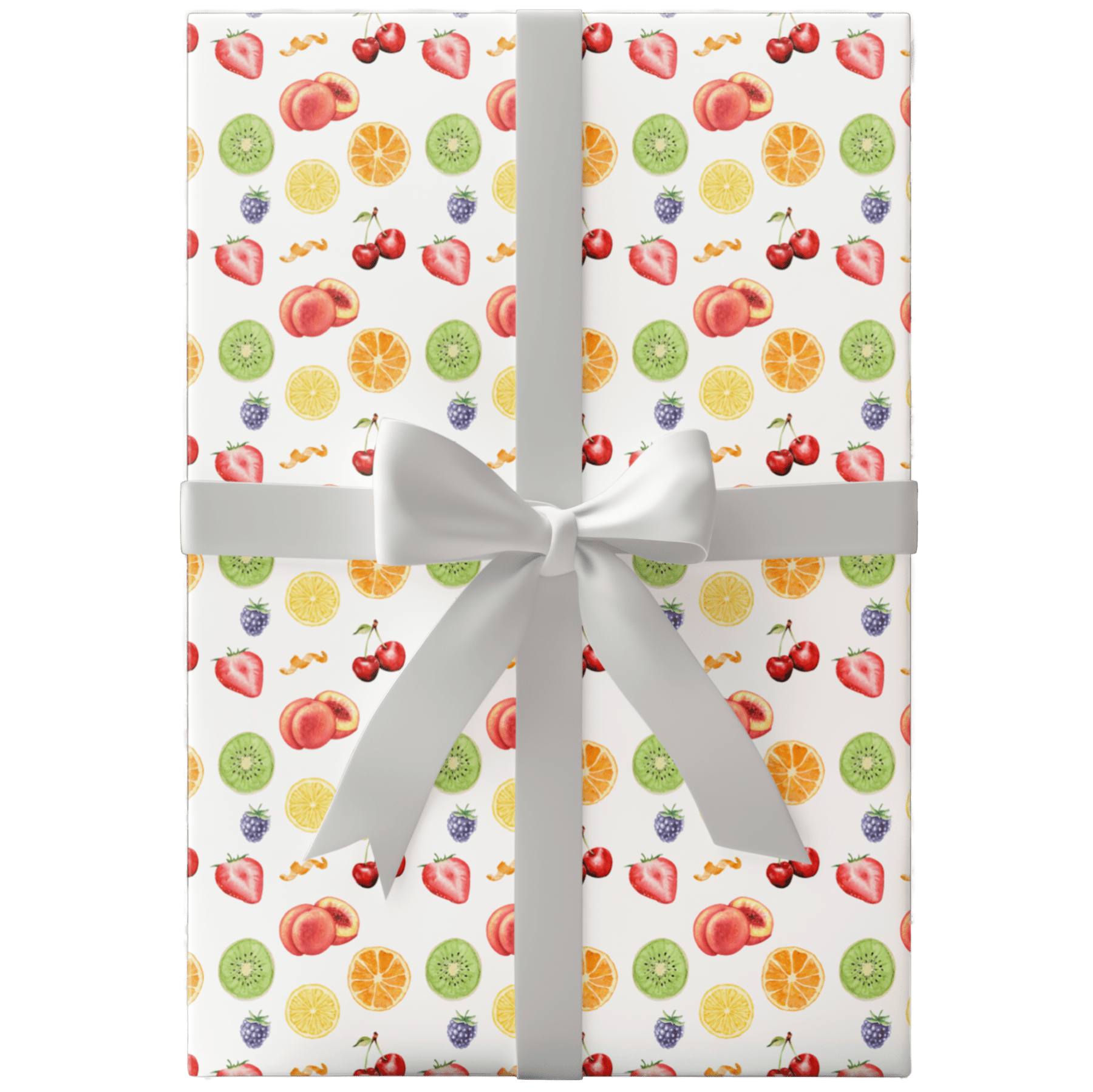 Fruity 🍊🍒🍌 Wrapping Paper - Polychrome Goods
