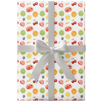 Fruity 🍊🍒🍌 Wrapping Paper - Polychrome Goods