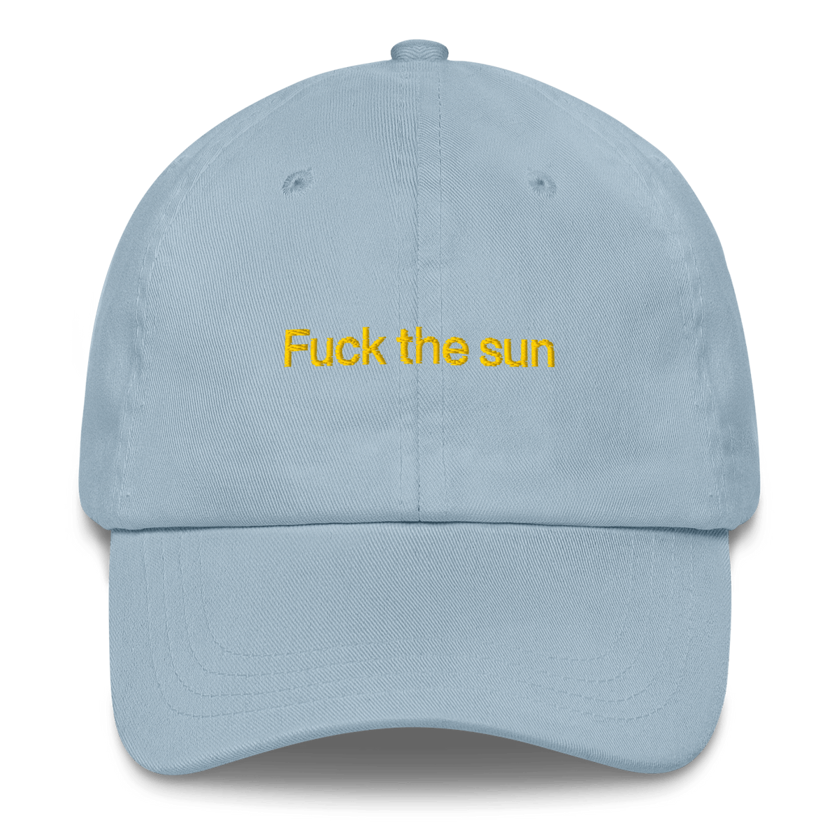 Fuck the sun Embroidered Hat ☀️ – Polychrome Goods