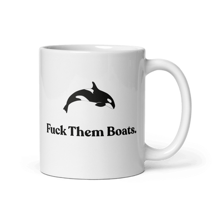 Fuck Them Boats Mug - Polychrome Goods 🍊