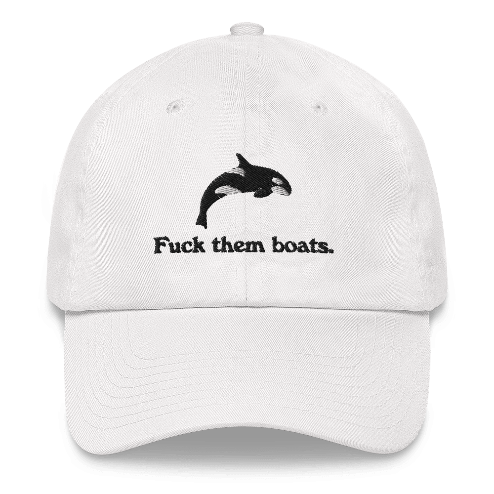 Fuck them boats. Orca Whale Hat Polychrome Goods 🍊