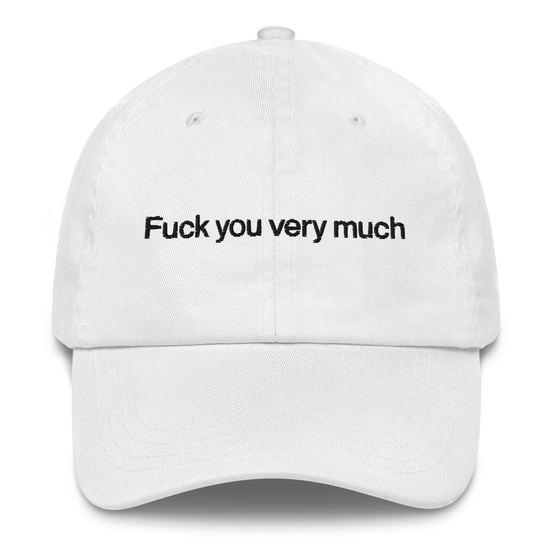 Fuck You Very Much Embroidered Hat - Polychrome Goods