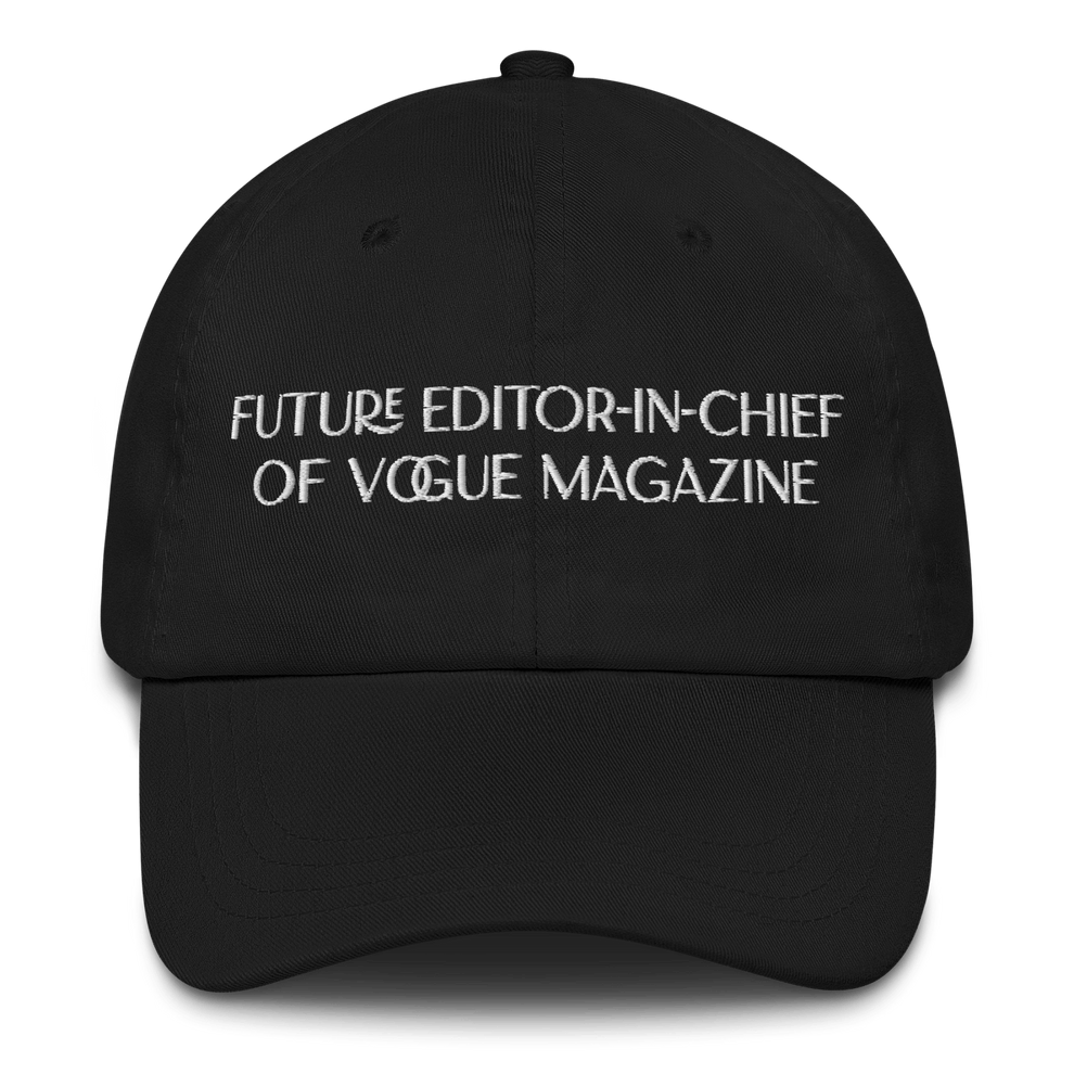 Future Editor-in-Chief of Vogue Magazine Embroidered Hat – Polychrome Goods