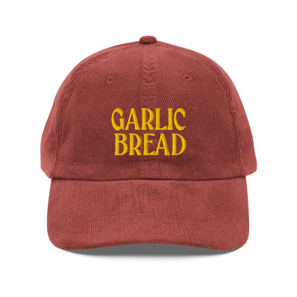 Garlic Bread Embroidered Corduroy Hat 🧄🍞 - Polychrome Goods 🍊