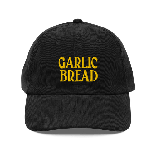 Garlic Bread Embroidered Corduroy Hat 🧄🍞