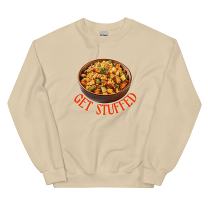 Get Stuffed Thanksgiving Stuffing Sweatshirt - Polychrome Goods 🍊