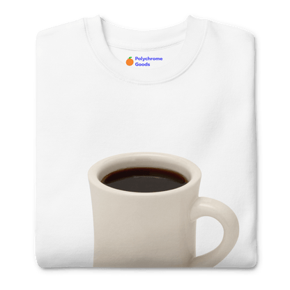 Giant Cup of Coffee ☕️ Sweatshirt - Polychrome Goods 🍊