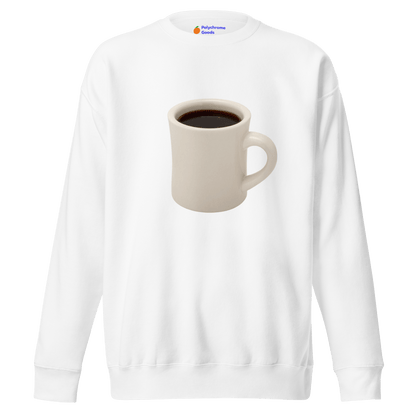 Giant Cup of Coffee ☕️ Sweatshirt - Polychrome Goods 🍊