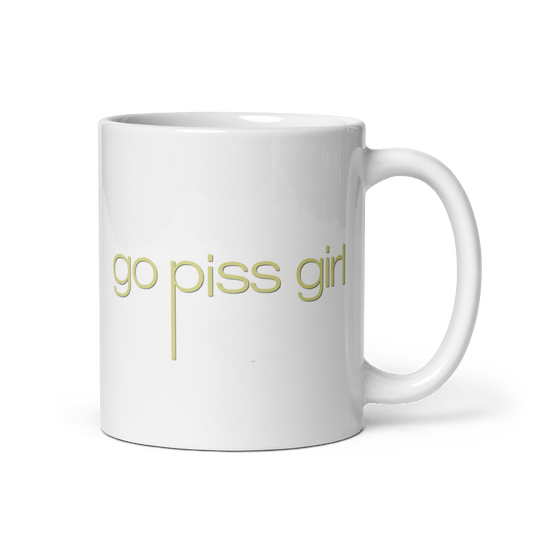 Go Piss Girl / Gossip Girl Meme Mug - Polychrome Goods 🍊