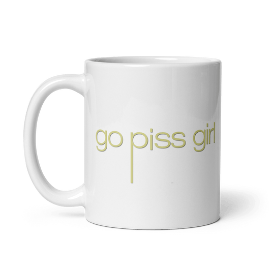 Go Piss Girl / Gossip Girl Meme Mug - Polychrome Goods 🍊