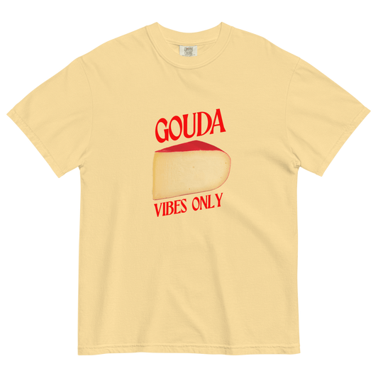 GOUDA Vibes Only Cheese T-Shirt - Polychrome Goods 🍊