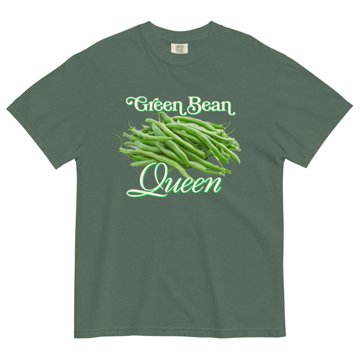 Green Bean Queen Thanksgiving Shirt - Polychrome Goods 🍊