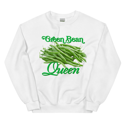 Green Bean Queen Thanksgiving Sweatshirt - Polychrome Goods 🍊