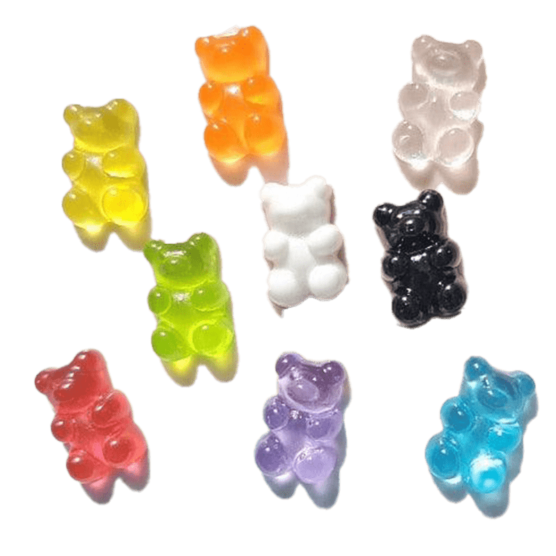 Gummy Bears Refrigerator Magnets (Mix of 10) - Polychrome Goods 🍊