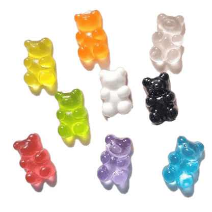 Gummy Bears Refrigerator Magnets (Mix of 10) - Polychrome Goods 🍊