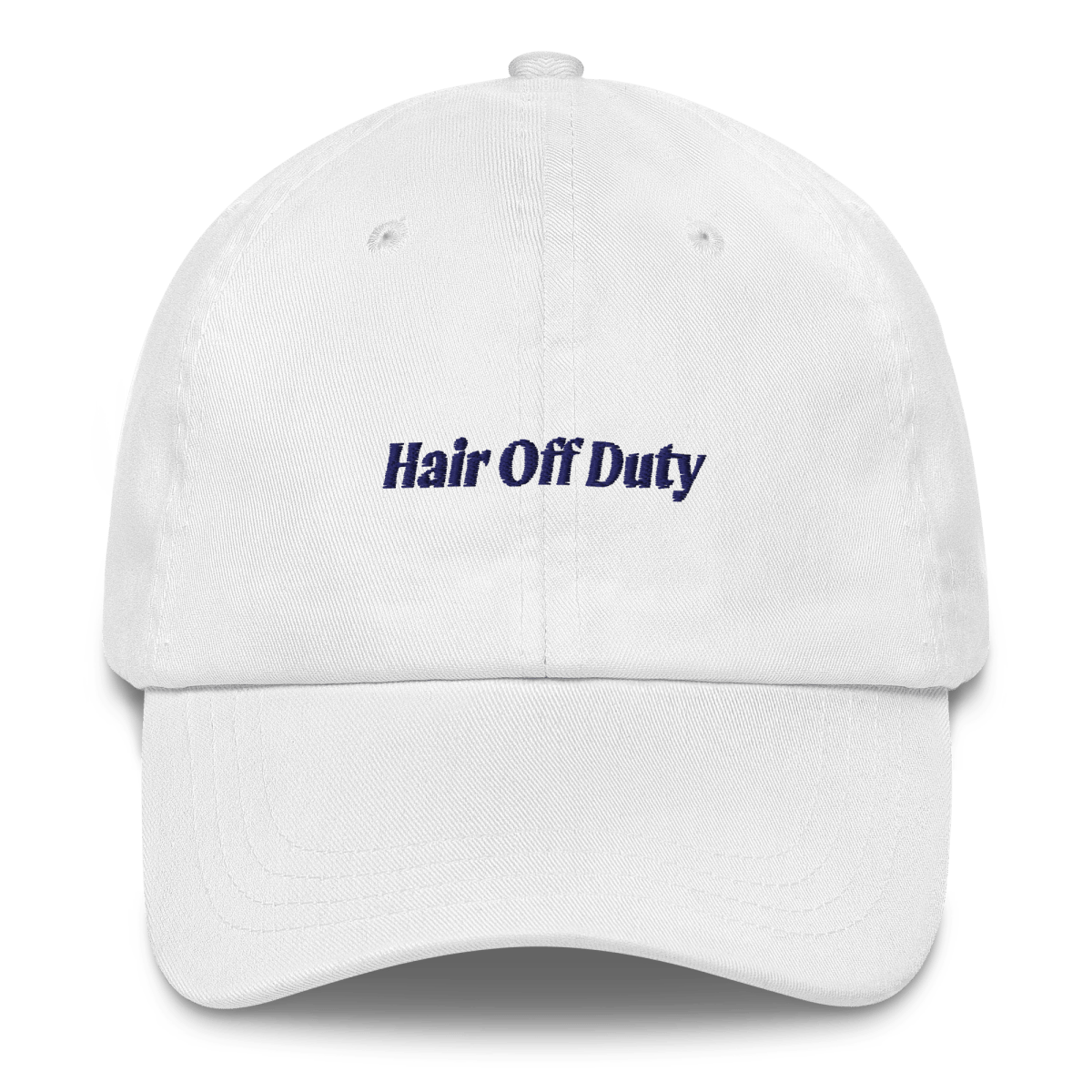 Hair Off Duty Embroidered Dad Hat - Polychrome Goods 🍊