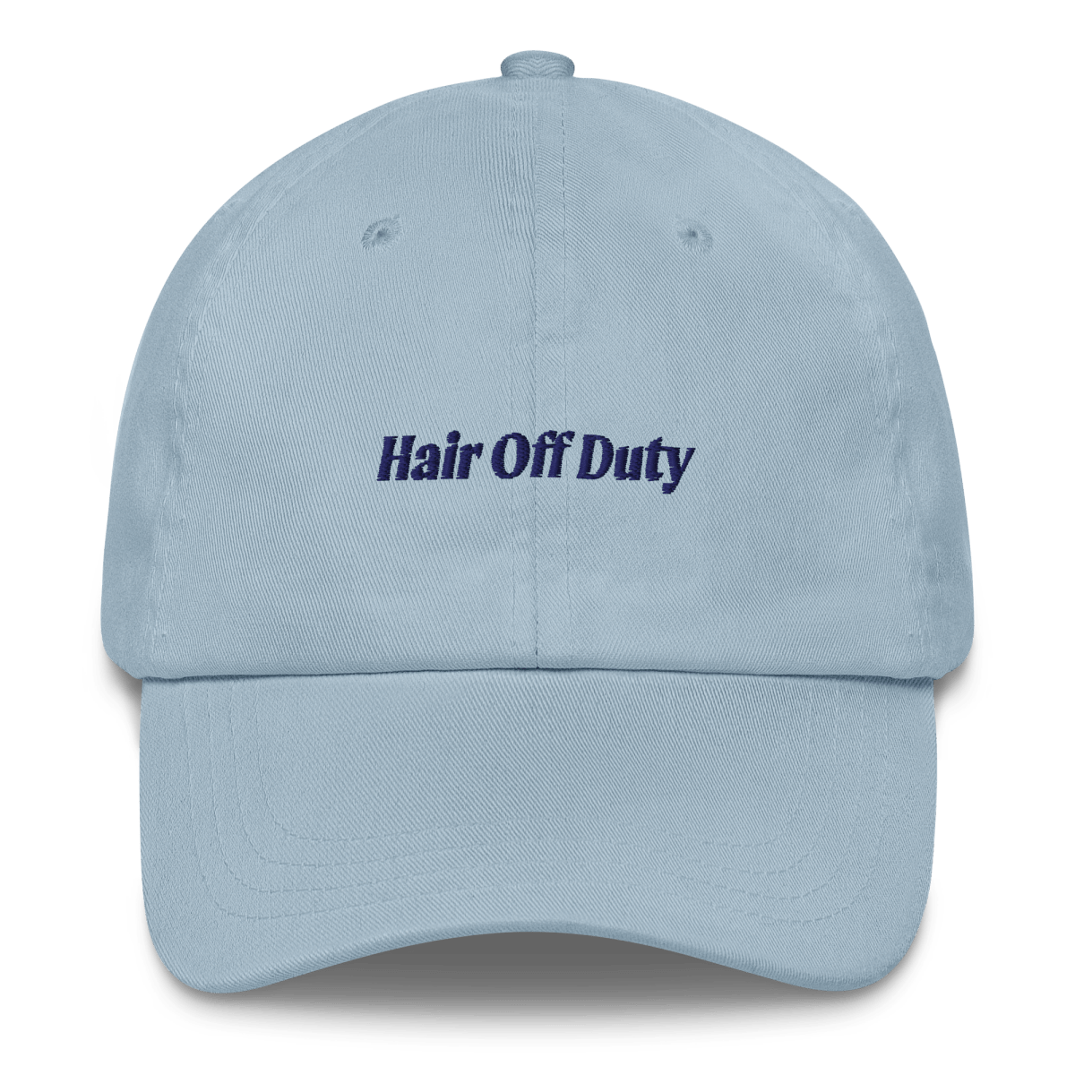 Hair Off Duty Embroidered Dad Hat - Polychrome Goods 🍊