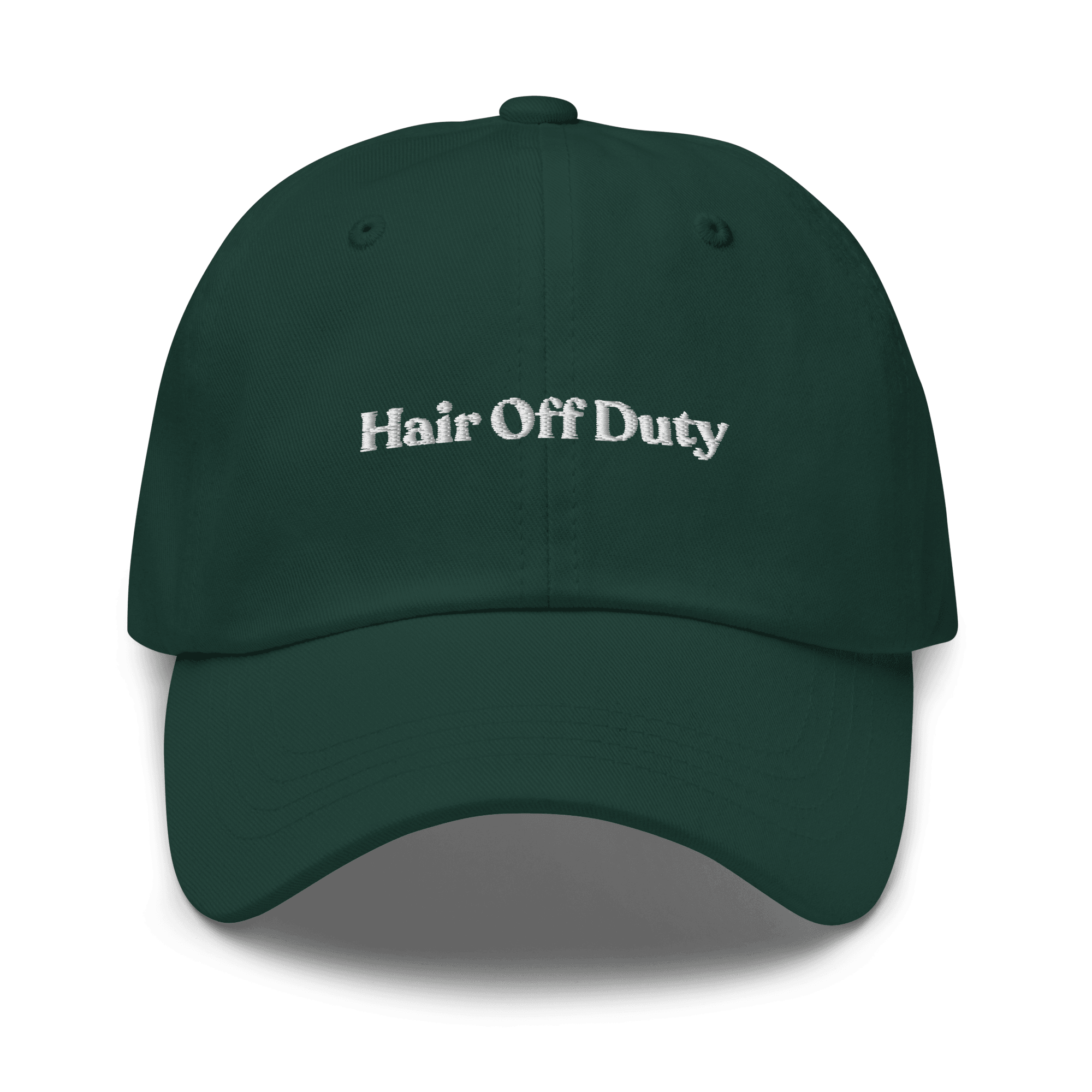 Hair Off Duty Embroidered Dad Hat - Polychrome Goods 🍊