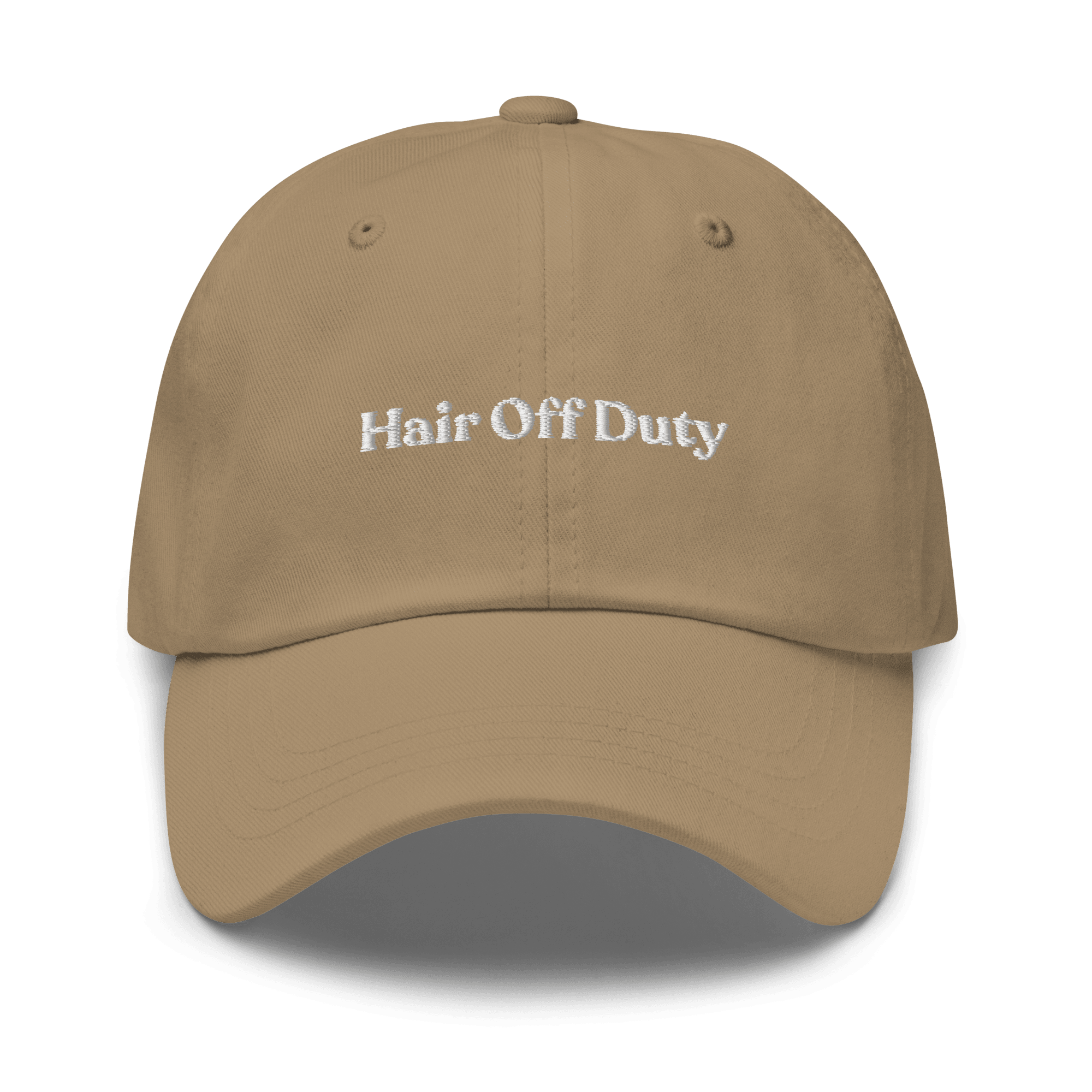 Hair Off Duty Embroidered Dad Hat - Polychrome Goods 🍊